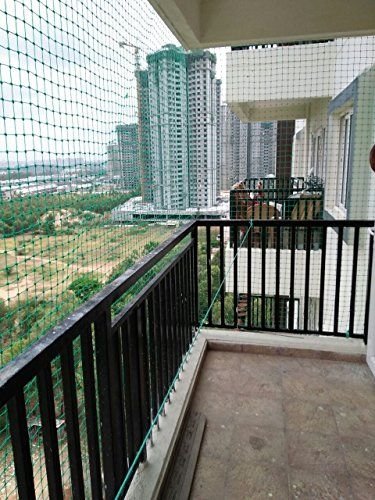 Balcony safety nets installed for pigeon and pet safety